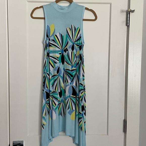 Kaari Blue Dresses & Skirts - Kaari Blue Curvy Jade Bloom Sleeveless Dress NWT